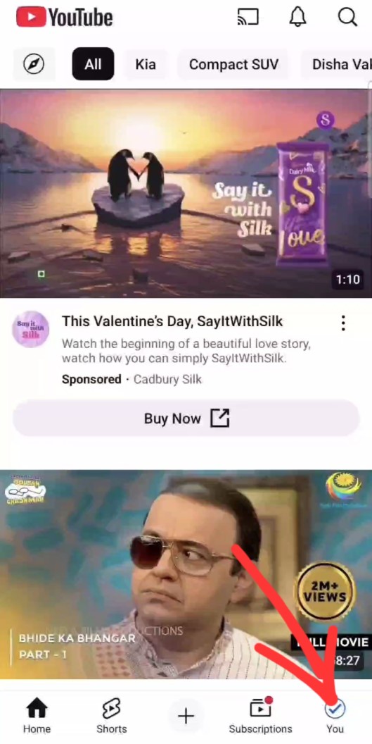 Youtube Profile -Step 1